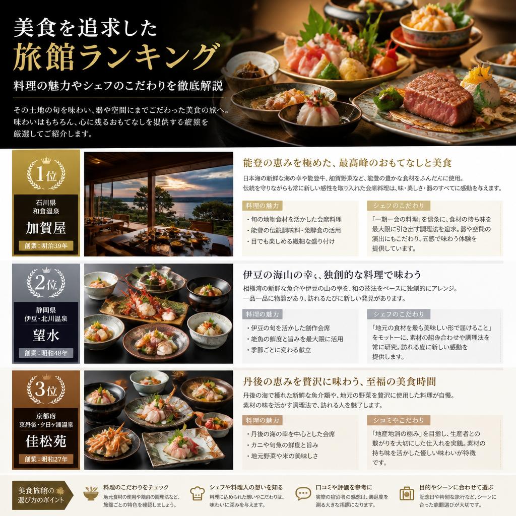 厳選！箱根の美食旅館ランキング